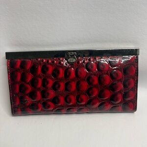 NWT Croc embossed LT wallet